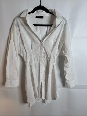 OW Intimates White Button-Down Blouse